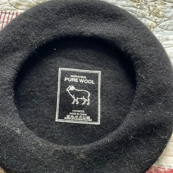 Vintage Pure Wool Beret - Picture 2 of 3